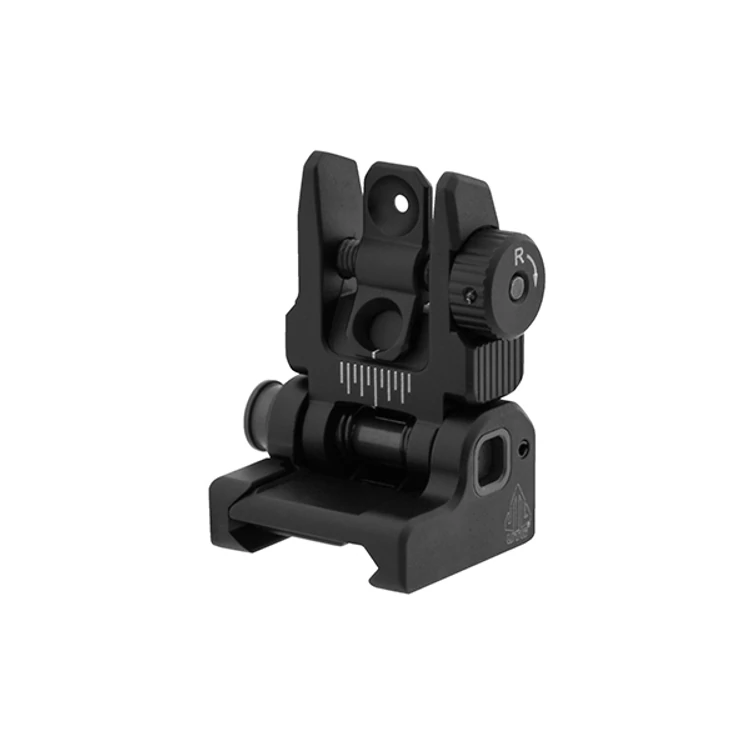 UTG AR15 Spring Loaded Flip Up Rear Sight