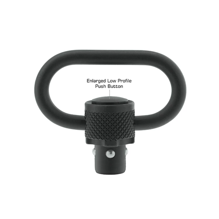UTG Heavy Duty Push Button QD Sling Swivel with 1.25