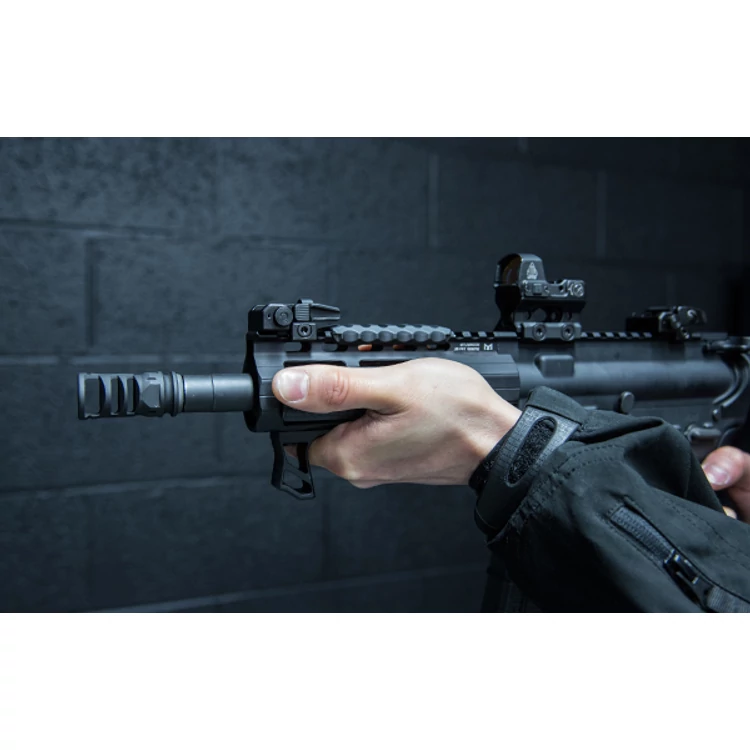 UTG PRO Stubby Muzzle Brake, .223/5.56, 1/2