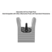 UTG AR15 Super Slim Fixed Low Profile Front Sight
