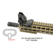 UTG Low-Pro Picatinny-mount Angled QD Sling Swivel Adaptor
