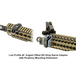 UTG Low-Pro Picatinny-mount Angled QD Sling Swivel Adaptor